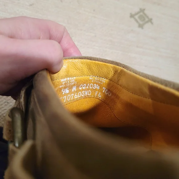 Frye Tan Leather Mules with Buckle Detail - Picture 8 of 8